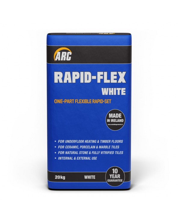 Rapid-Set Flexi White Adhesive 20kg